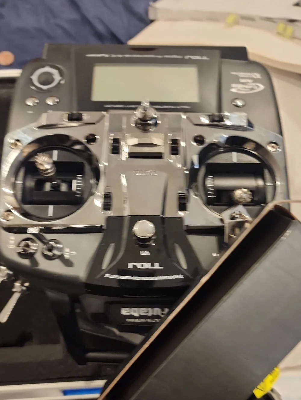 Black Remote Control Transmitter for RC Vehicles
